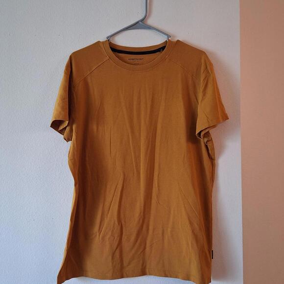 Kenneth Cole Men's Mustard Yellow T-Shirt - Picture 1 of 4
